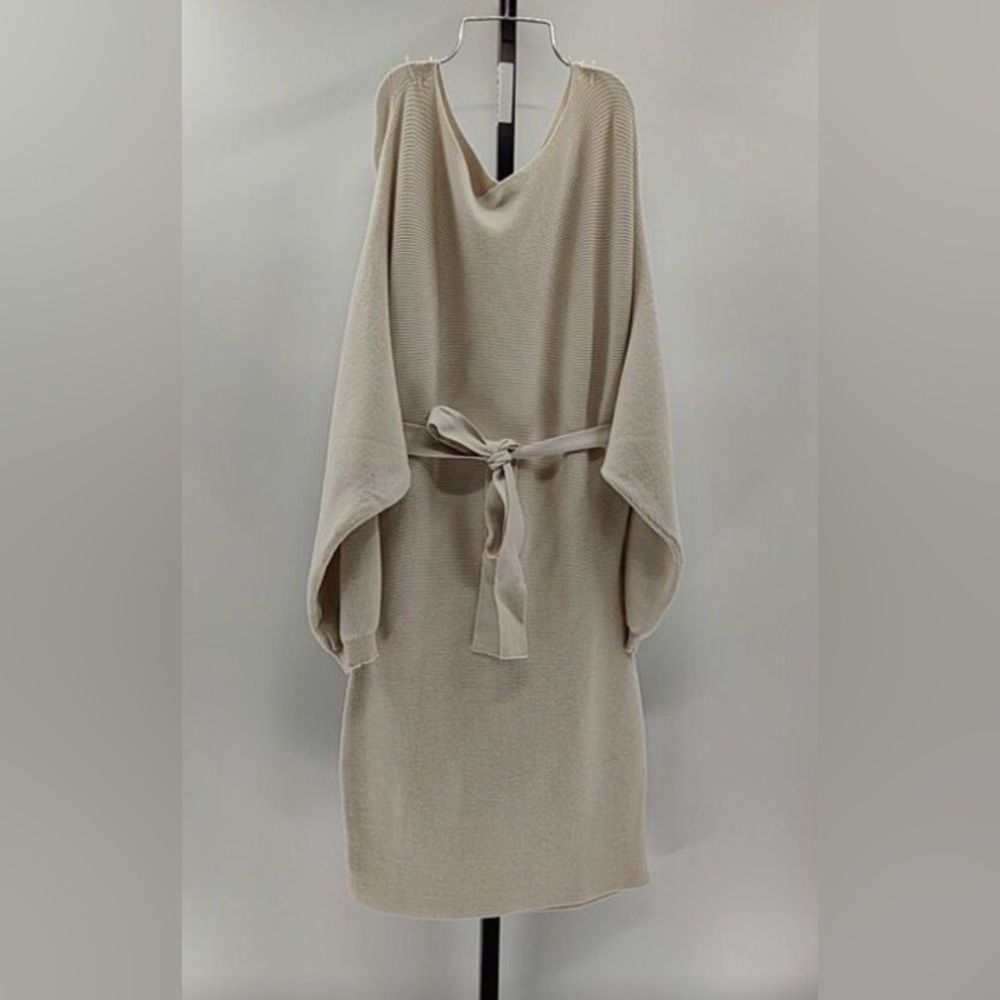 Lulu's Modern Comfort Ivory Dolman Sleeve Mini Sweater Dress • XL • NWT - Picture 5 of 8